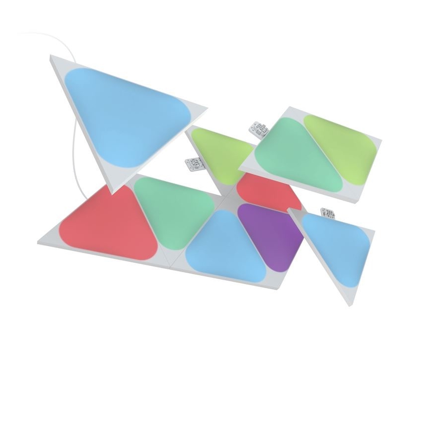 Nanoleaf NL48-1001TW-10PK - SET 10st LED RGB Dimbaar paneel TRIANGLES LED/0,5 Wi-Fi