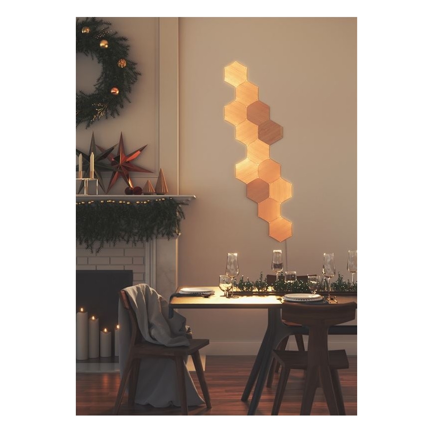 Nanoleaf - SET 13x Dimbaar LED paneel HEXAGONS LED/2W/230V Wi-Fi
