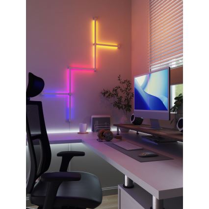 Nanoleaf - SET van 4x LED RGBW dimbare strip LINES LED/2W/230V 1200-6000K Wi-Fi