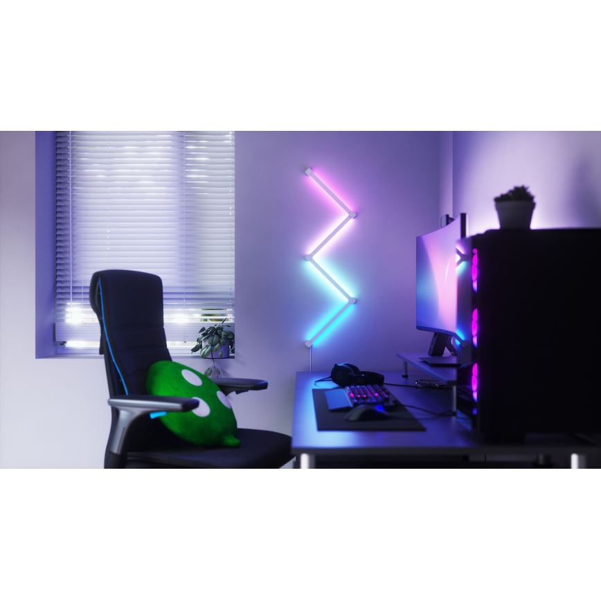 Nanoleaf - SET van 4x LED RGBW dimbare strip LINES LED/2W/230V 1200-6000K Wi-Fi