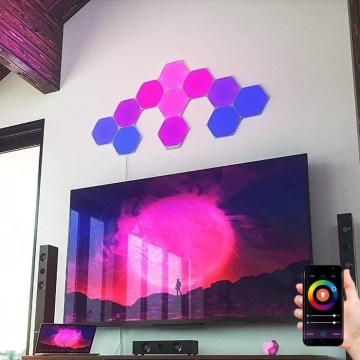 Nanoleaf - SET 15x LED RGB Dimbaar paneel LED/2W/230V 1200-6500K Wi-Fi