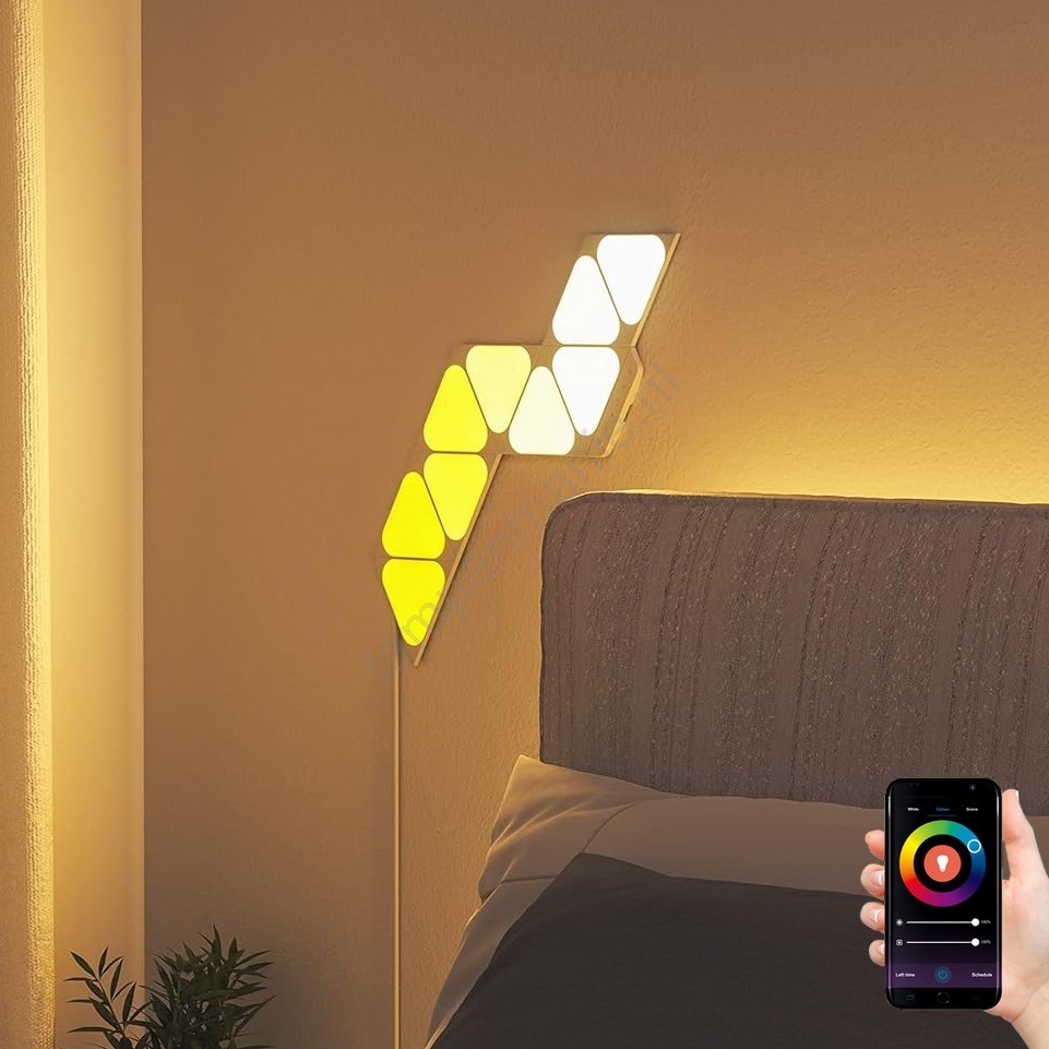 Nanoleaf NL48-0002TW-9PK-EU - SET 9x LED RGBW Dimbaar lichtpaneel