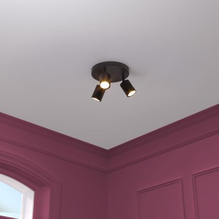 Настільна лампа Atmosphera VICO 3xGU10/25W/230V чорна