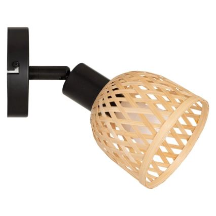 Настінний точковий світильник Atmosphera LIO 1xE27/25W/230V з бамбука