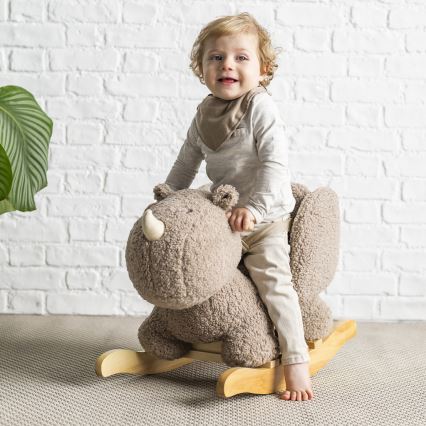 Nattou - Rocking toy TEDDY neushoorn