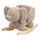 Nattou - Rocking toy TEDDY olifant bruin
