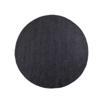 Natuurlijk rond vloerkleed FIR WOOL 160 cm 2600 g/m2 antraciet