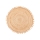 Natuurlijk rond vloerkleed JUTA 100 cm beige