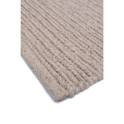 Natuurlijk vloerkleed FIR WOOL 120x170 cm 2600 g/m2 beige