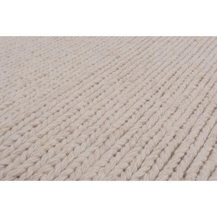 Natuurlijk vloerkleed FIR WOOL 120x170 cm 2600 g/m2 crème