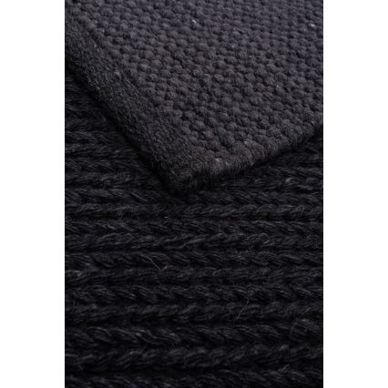 Natuurlijk vloerkleed FIR WOOL 120x170 cm 2600 g/m² antraciet