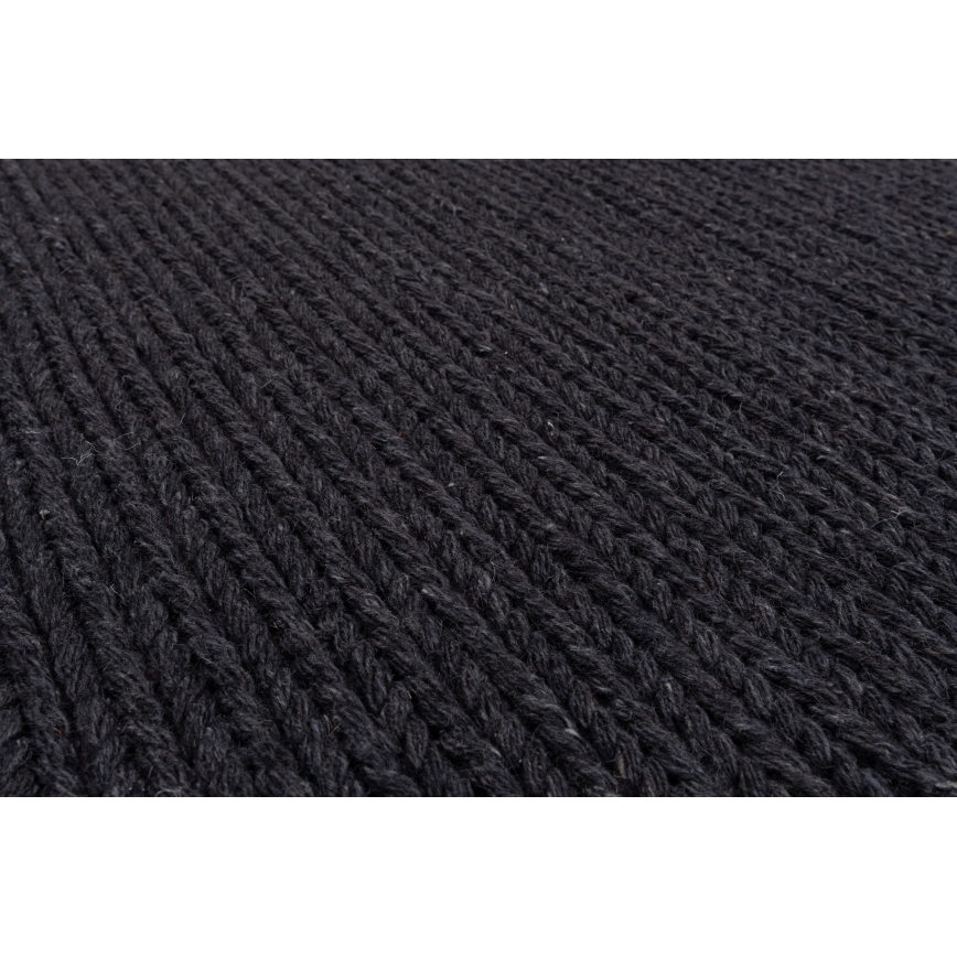 Natuurlijk vloerkleed FIR WOOL 160x230 cm 2600 g/m2 antraciet