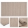 Natuurlijk vloerkleed FIR WOOL 200x300 cm 2600 g/m2 beige