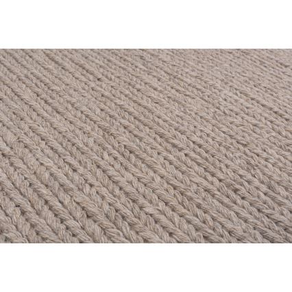Natuurlijk vloerkleed FIR WOOL 200x300 cm 2600 g/m2 beige