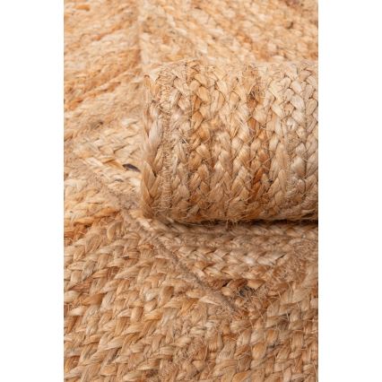 Natuurlijk vloerkleed JUTA 70x140 cm beige