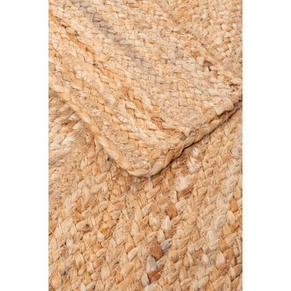 Natuurlijk vloerkleed JUTA 70x140 cm beige