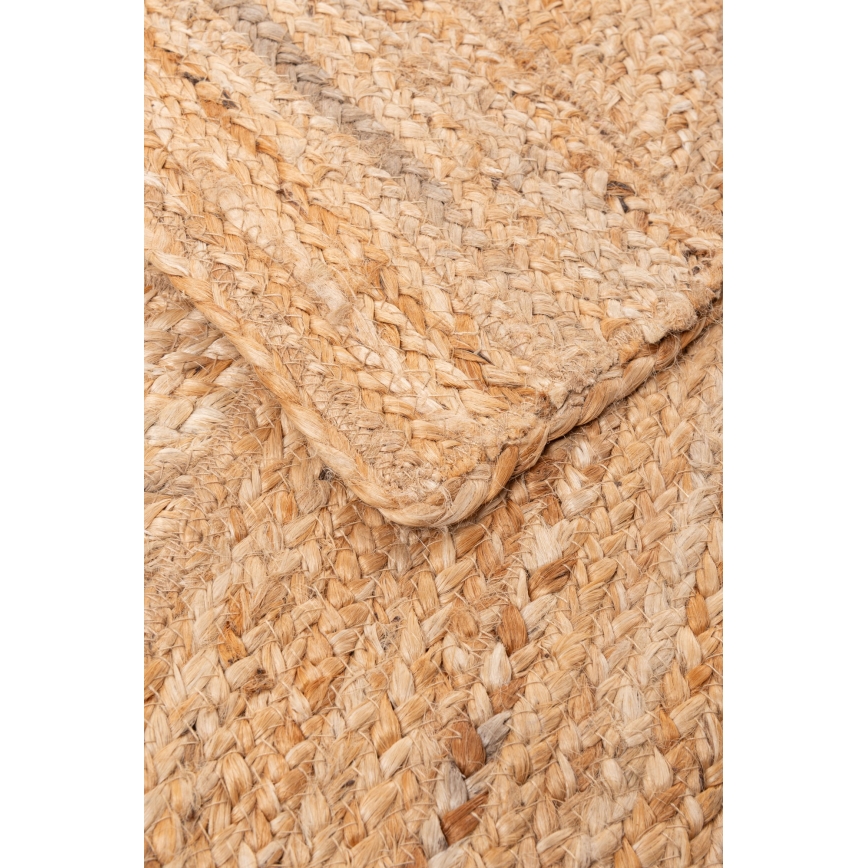 Natuurlijk vloerkleed JUTA 70x140 cm beige