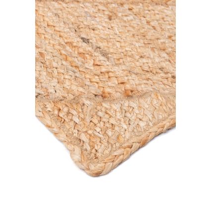 Natuurlijk vloerkleed JUTA 70x140 cm beige