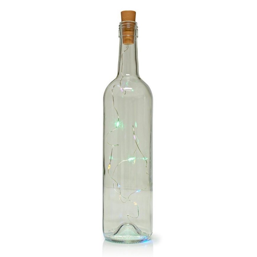Decoratieve LED Lichtketting met Kurk 8xLED/3xLR44 IP44
