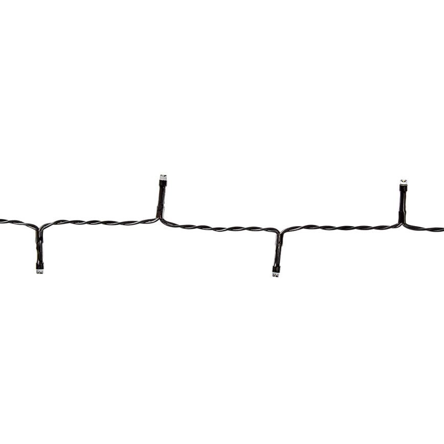 LED-buitenslinger 96xLED/7 functies/3xAA 7,7m IP44 warm wit