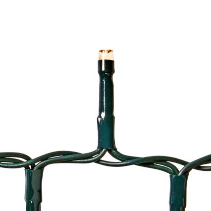 LED buitenlichtsnoer 400xLED/7 functies 11m IP44 warm wit