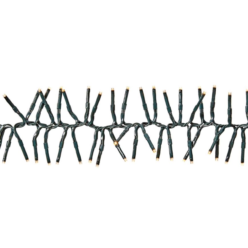 LED buitenlichtsnoer 1512xLED/7 functies 14m IP44 warm wit