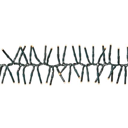 LED-lichtsnoer voor buiten, 768 LED-lampjes / 7 functies, 8,6 m, IP44, warm wit