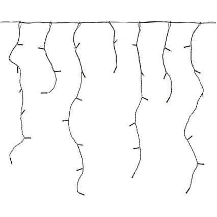 LED buitengordijn 180xLED/7 functies 10,9m IP44 warm wit