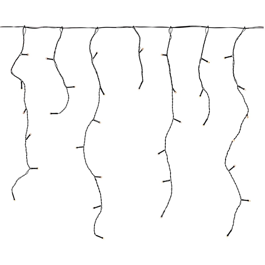 LED buitengordijn 180xLED/7 functies 10,9m IP44 warm wit