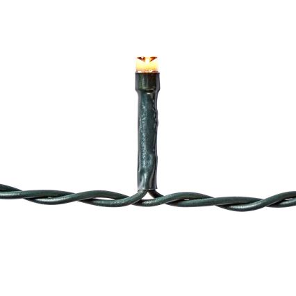 LED buiten kerstgordijn 360xLED/7 functies 14m IP44 warm wit