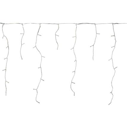 LED buitengordijn 360xLED/7 functies 14m IP44 koud wit