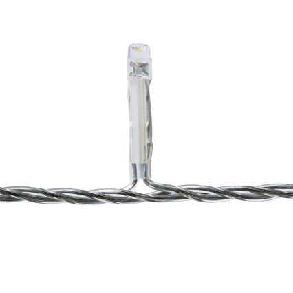 LED buitengordijn 360xLED/7 functies 14m IP44 koud wit