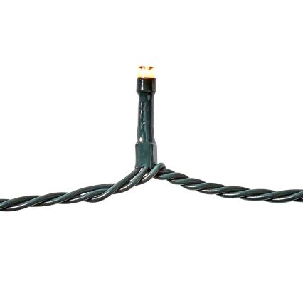 LED buiten kerstverlichting 720xLED/7 functies 57m IP44 warmwit