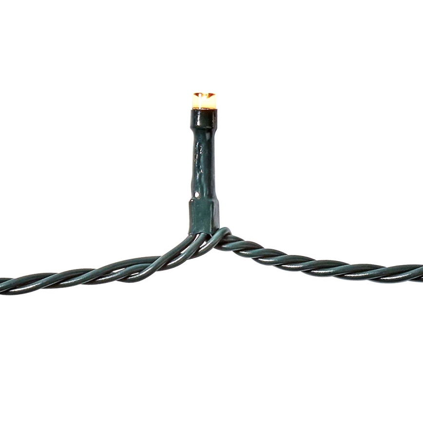 LED buiten kerstverlichting 720xLED/7 functies 57m IP44 warmwit