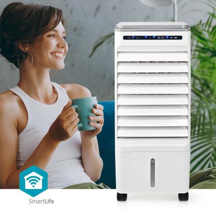 Luchtkoeler 65W/230V Wi-Fi Tuya wit + afstandsbediening