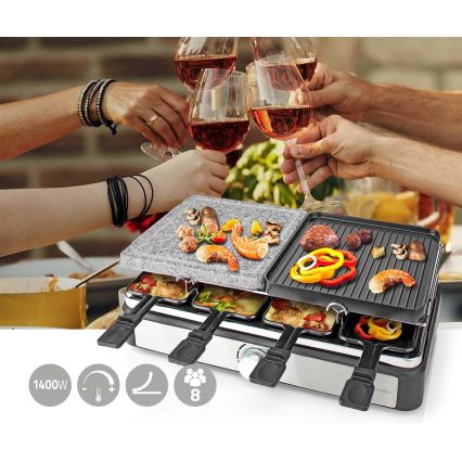 Raclette Grill met Accessoires 1400W/230V