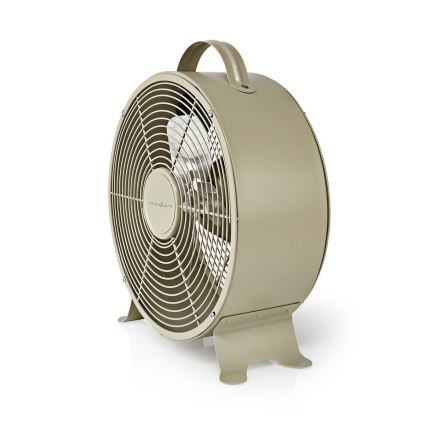 Tafelventilator RETRO 20W/230V grijs ø25 cm