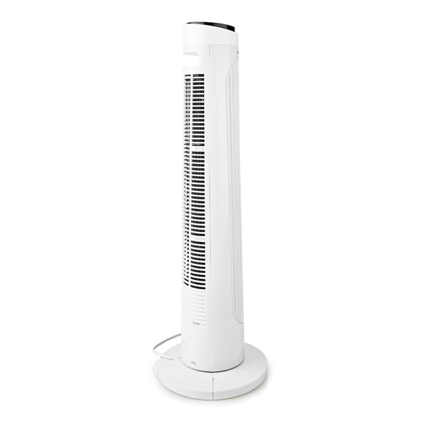 Staande ventilator 50W/230V wit + afstandsbediening
