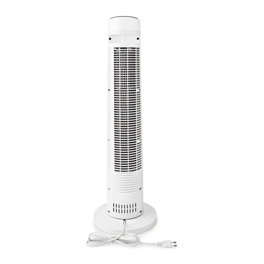Staande ventilator 50W/230V wit + afstandsbediening
