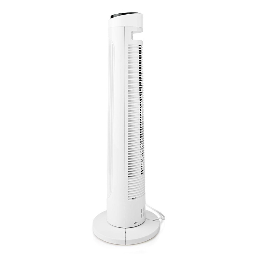 Staande ventilator 50W/230V wit + afstandsbediening