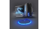 Nedis GCLD10BU - LED-strip voor PC 100 cm 12V blauw