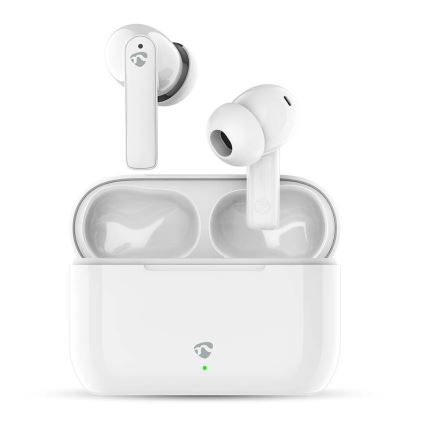 Wireless earphones met ENC IPX4 wit