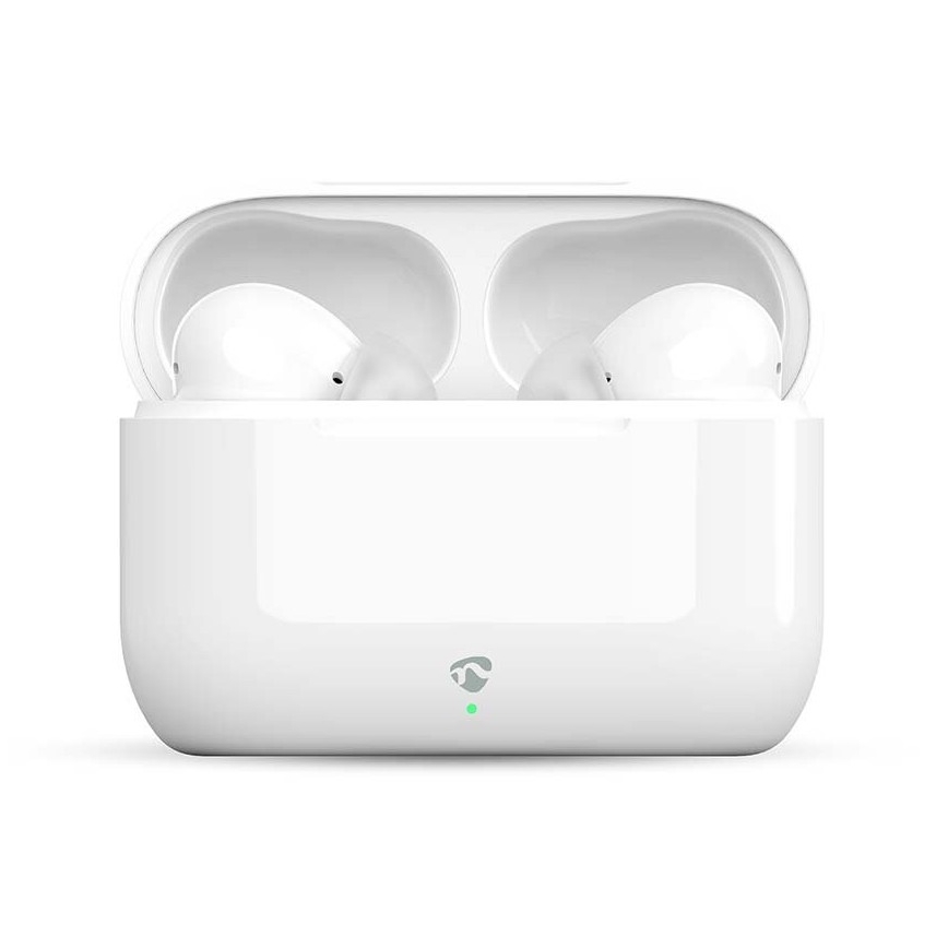 Wireless earphones met ENC IPX4 wit