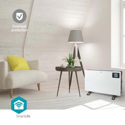 Elektrische directe kachel/convector 750/1250/2000W/230V Wi-Fi Tuya + afstandsbediening