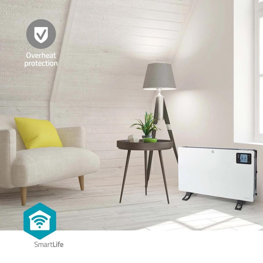 Elektrische directe kachel/convector 750/1250/2000W/230V Wi-Fi Tuya + afstandsbediening