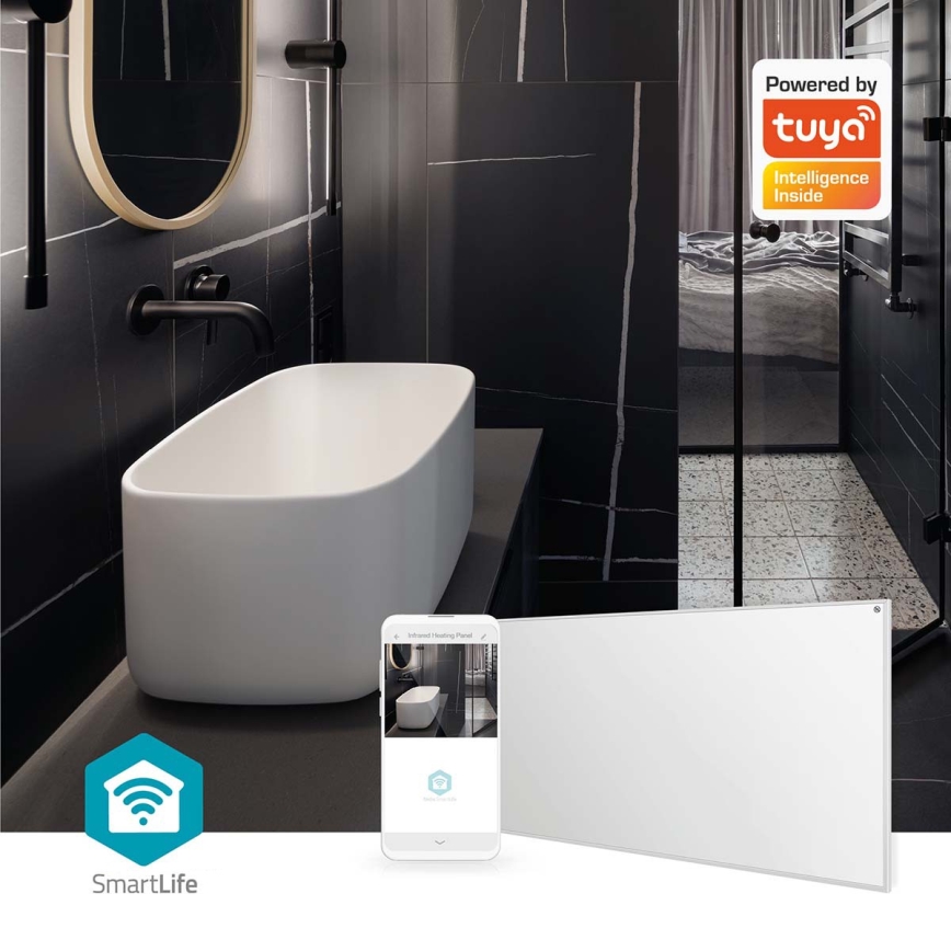 Infrarood verwarmingspaneel 700W/230V 120x62 cm IP44 Wi-Fi Tuya + afstandsbediening