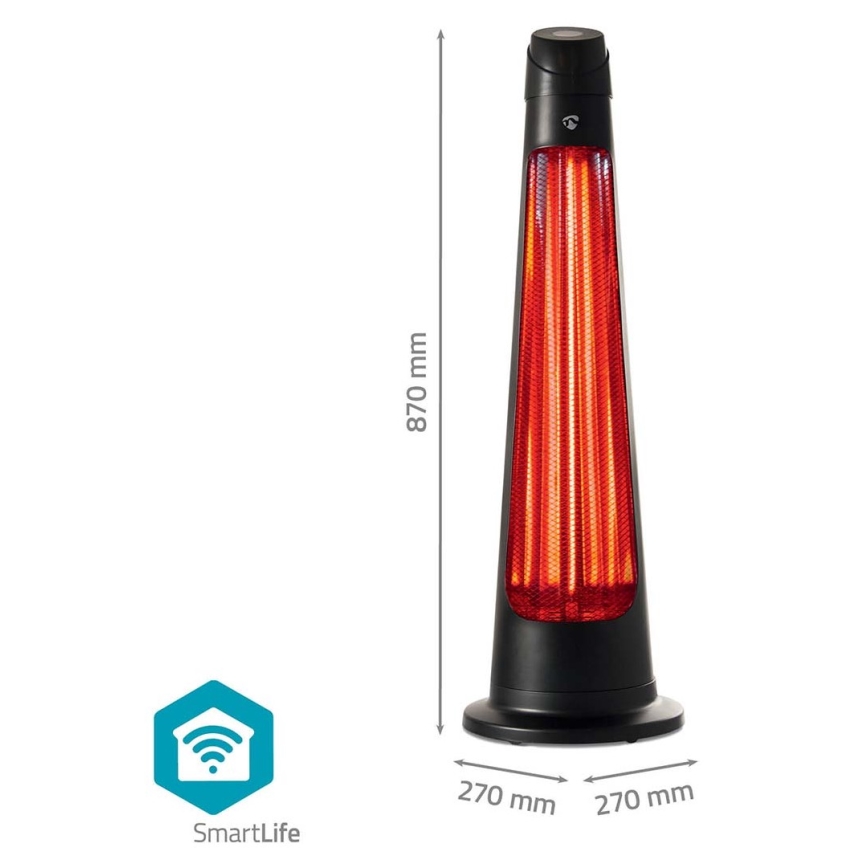 Verwarmingselement voor buiten SmartLife 600/1200W/230V Wi-Fi Tuya IP24