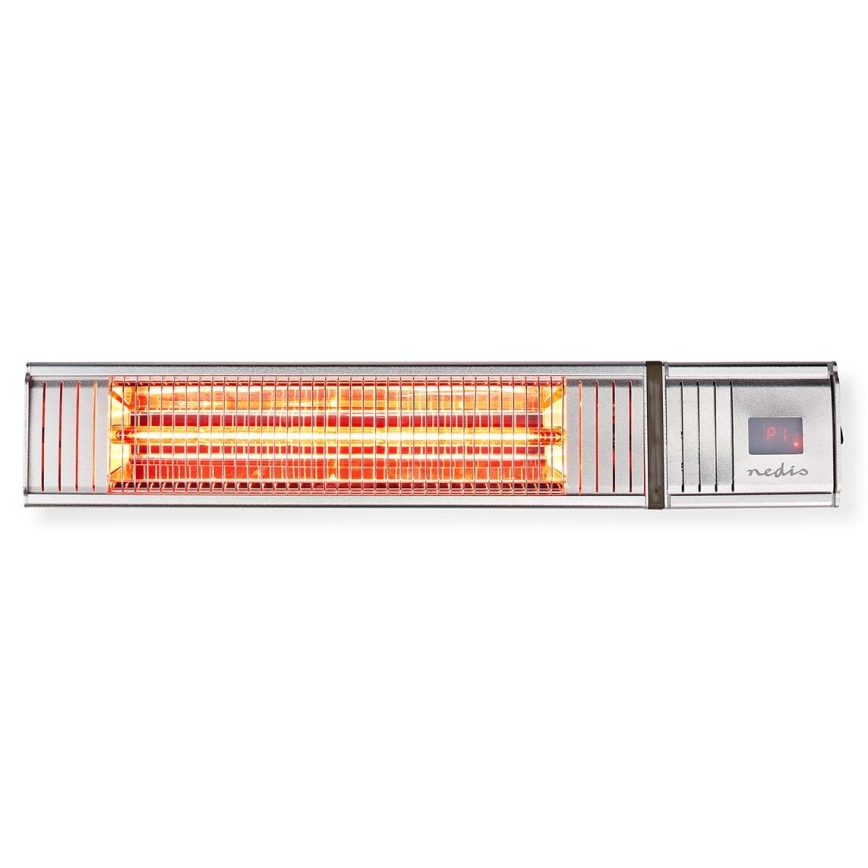 Verwarming voor buiten 100W/2000W/230V IP65 + afstandsbediening