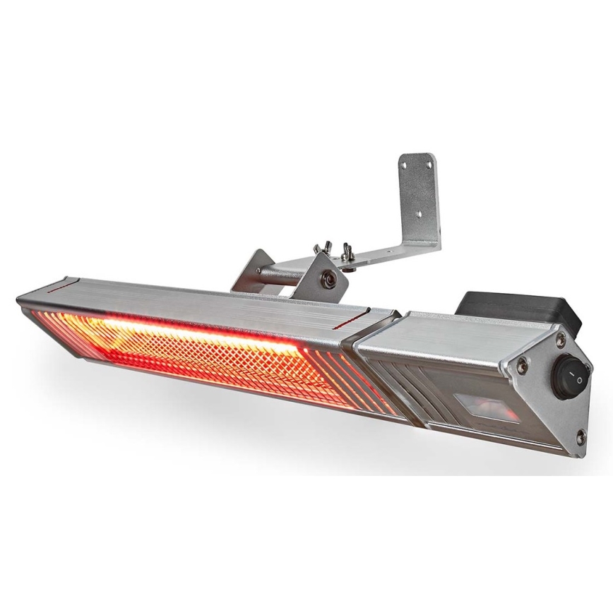 Verwarming voor buiten 100W/2000W/230V IP65 + afstandsbediening