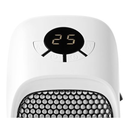 Stopcontact Verwarming met LCD Scherm en Thermostaat 400W/230V